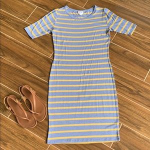 Striped LuLaRoe Julia dress